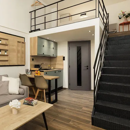 Modern Urban Loft Next To Center - By Nuvia Domus Apartament Salonic